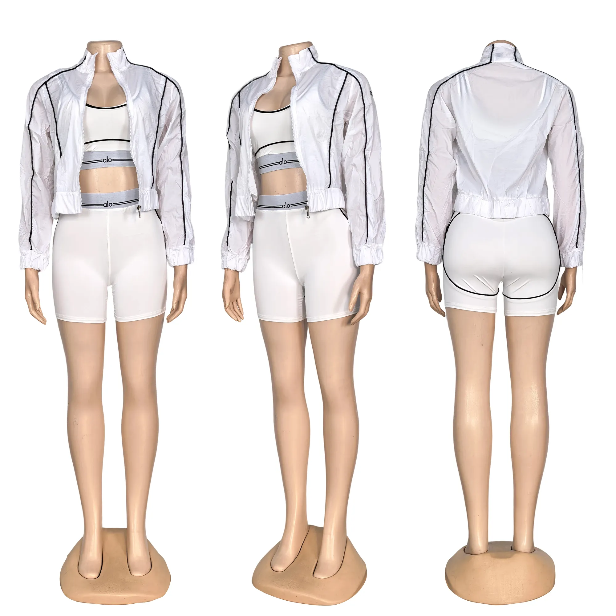 Three-piece shorts set